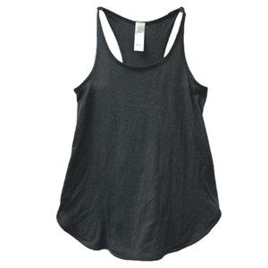 Ivivva Dark Grey Scalloped Tank Top